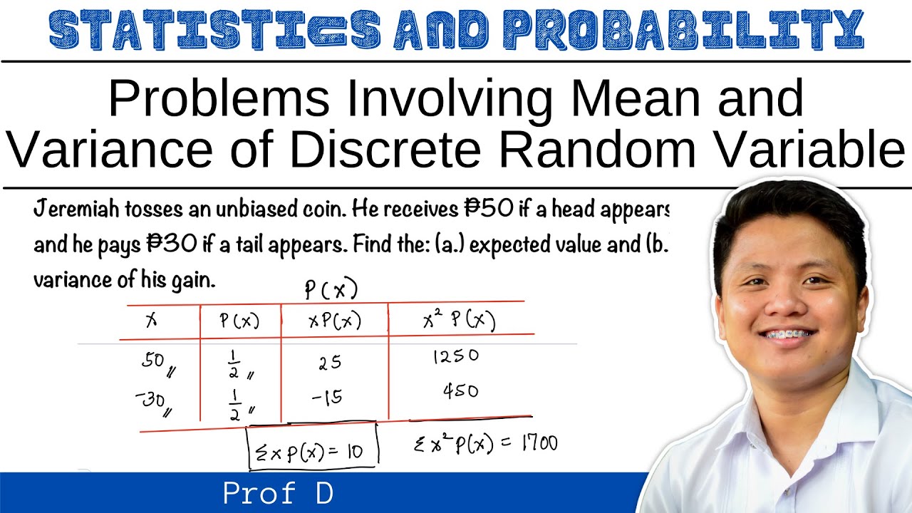 problem solving involving variance