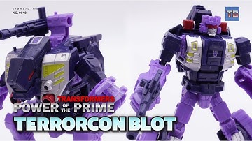 Transformer Power of the Prime Terrorcon BLOT Robot Toy VIDEO