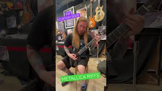 Epic Metallica riffs ESP custom shop Osaka