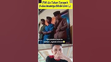 Gak tahan terawih kalau imamnya kayak gini 🤣‼️lucu ngakak viral #videomemelucu #feedshorts #viral