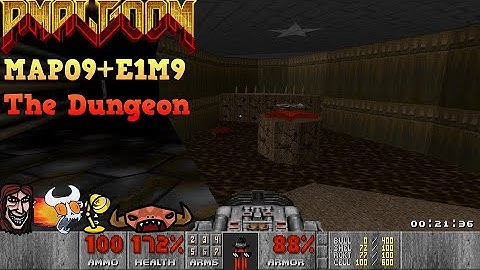 Amalgoom - MAP09+E1M9 - The Dungeon by Rorix
