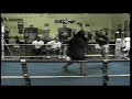 Sparring inside the catskill gym cus damato