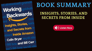Summary of Working Backwards by Colin Bryar & Bill Carr | #AudioBook #booktok #booktube