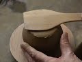 the progress of handcrafting a yixing teapot