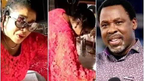 Actress, Rita Edochie Pays Last Tribute To Late Prophet TB Joshua, Sheds Tears