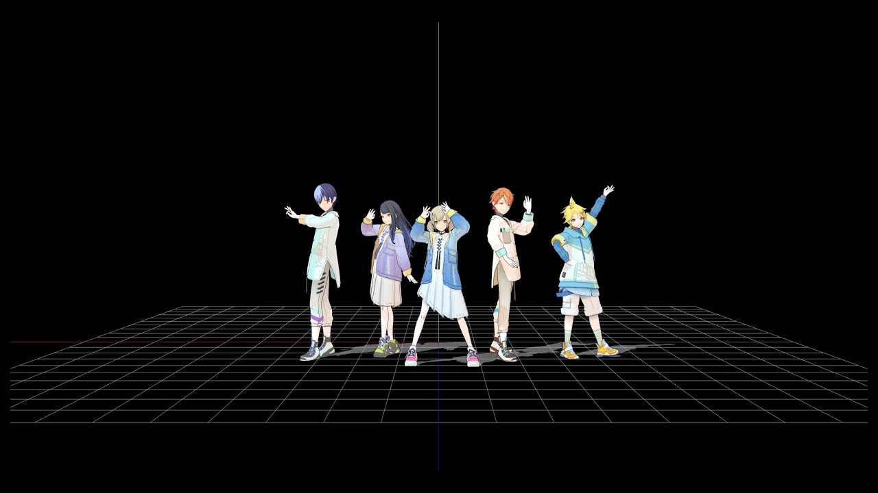 [MMD] Flyer! (mirrored dance practice ver.) - Vivid BAD SQUAD