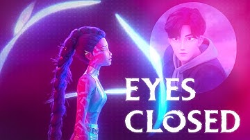 KPOP Demon Hunters - Eyes Closed | [AMV] Edit 2025 Zayn & Jisoo