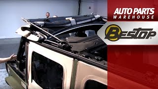 Bestop Trektop NX Glide: Full Convertible Look For Your Jeep by Auto Parts Warehouse 862 views 6 years ago 1 minute, 8 seconds