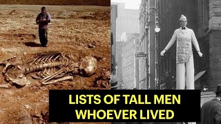 Lists of Tall men whoever lived!