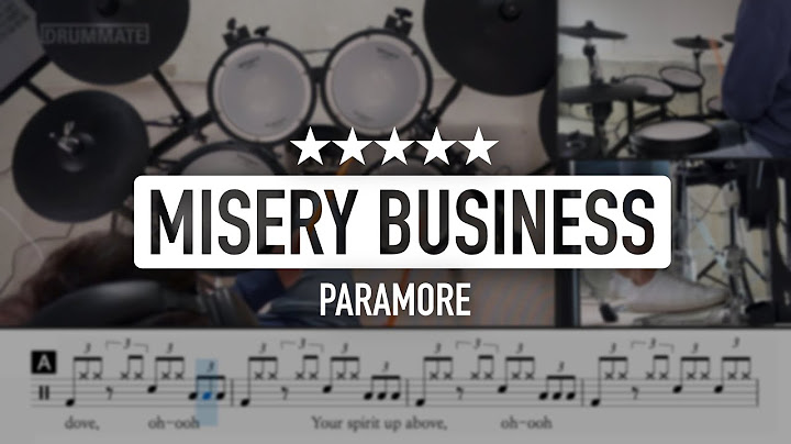 Misery Business Drums version - Drums performance video thumbnail