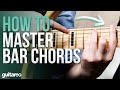 How to master bar chords guitar lesson