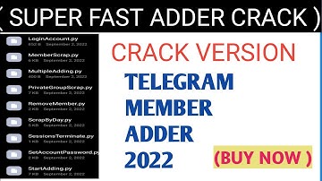 Telegram (New script) add Unlimited Telegram Memmber adder script | Super fast adder | crack version
