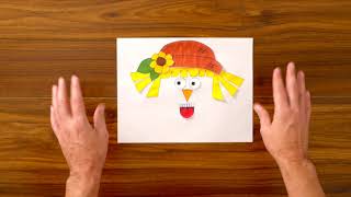 Let's Practice our Facial Features by Making a Scarecrow Face!!!