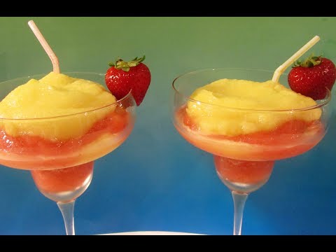 strawberry-pineapple-margaritas