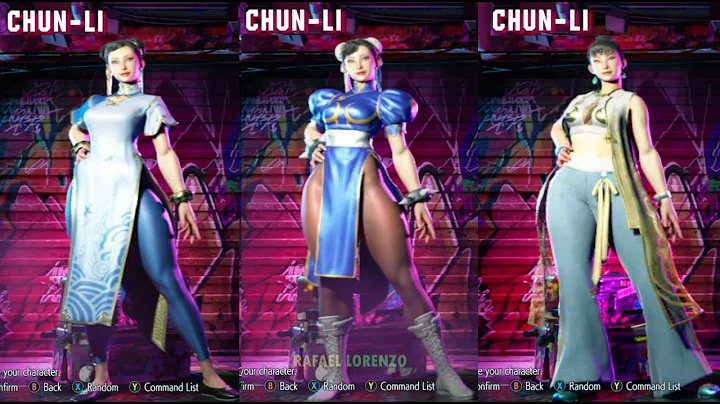 Street Fighter 6 ALL Outfit Costumes Skins Select Animations Comparison SF6 HD 1080p 60 fps
