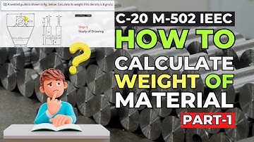 "Step-by-Step Guide to Weight Calculation & Cost Estimation | Industrial Engineering | C20-IEEC"