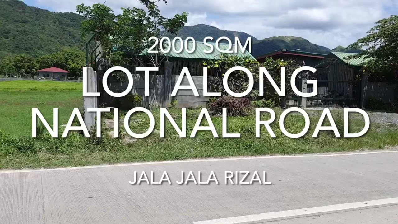 Vlog.10 2000Sqm Lot For Sale Along National Road - Rizal