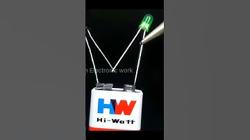 Simple sensor project /Simple Electronic circuit/Hw Battery/Led light /IR sensor#viralshorts
