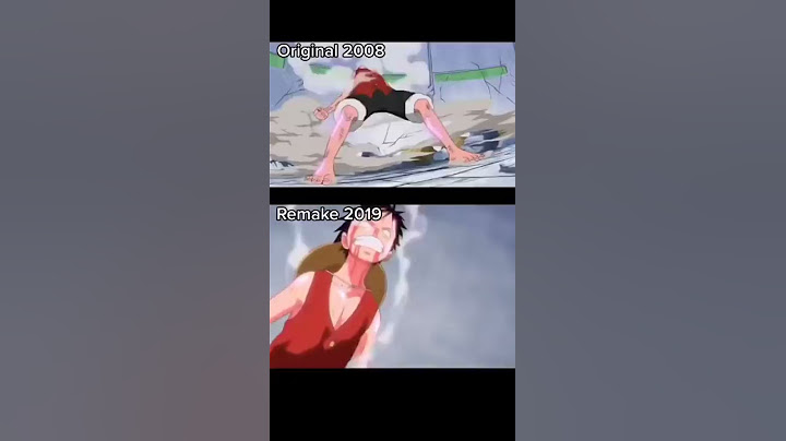 Originial vs Remake||Luffy vs Rob Lucci fight #luffy #roblucci #onepiece