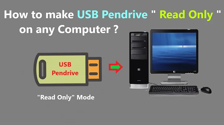 How to make USB Pendrive " Read Only " on any Computer ?