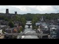 Durham City. England. (4K) Riverside, Milburngate Developments.