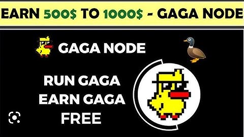 How To Mine Gaga Node Token Mining Apps Account Create Full Proses Easy Way ⛏️⛏️⛏️