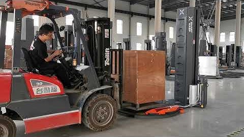 Smartwasp  automatic pallet wrapping machine Video