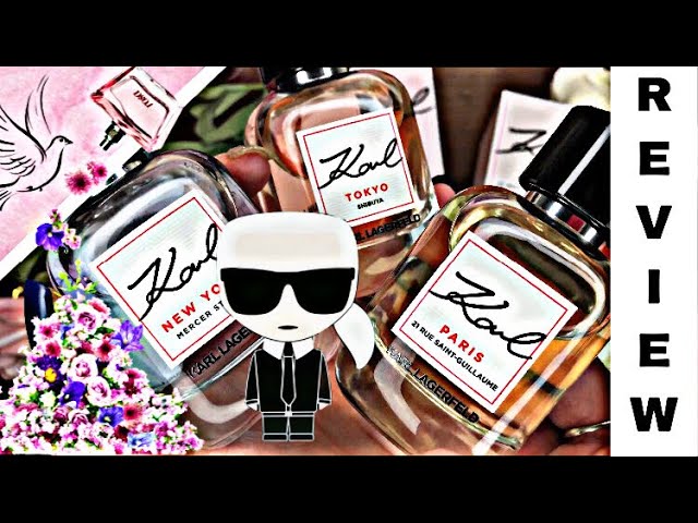 KARL LAGERFELD REVIEW Tokyo Paris NY [perfume] - YouTube