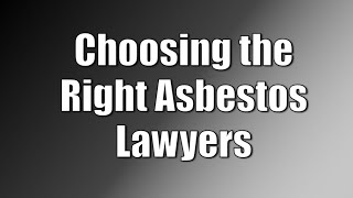 Choosing the Right Asbestos Lawyers: Essential Tips for Legal Support - emaan2746