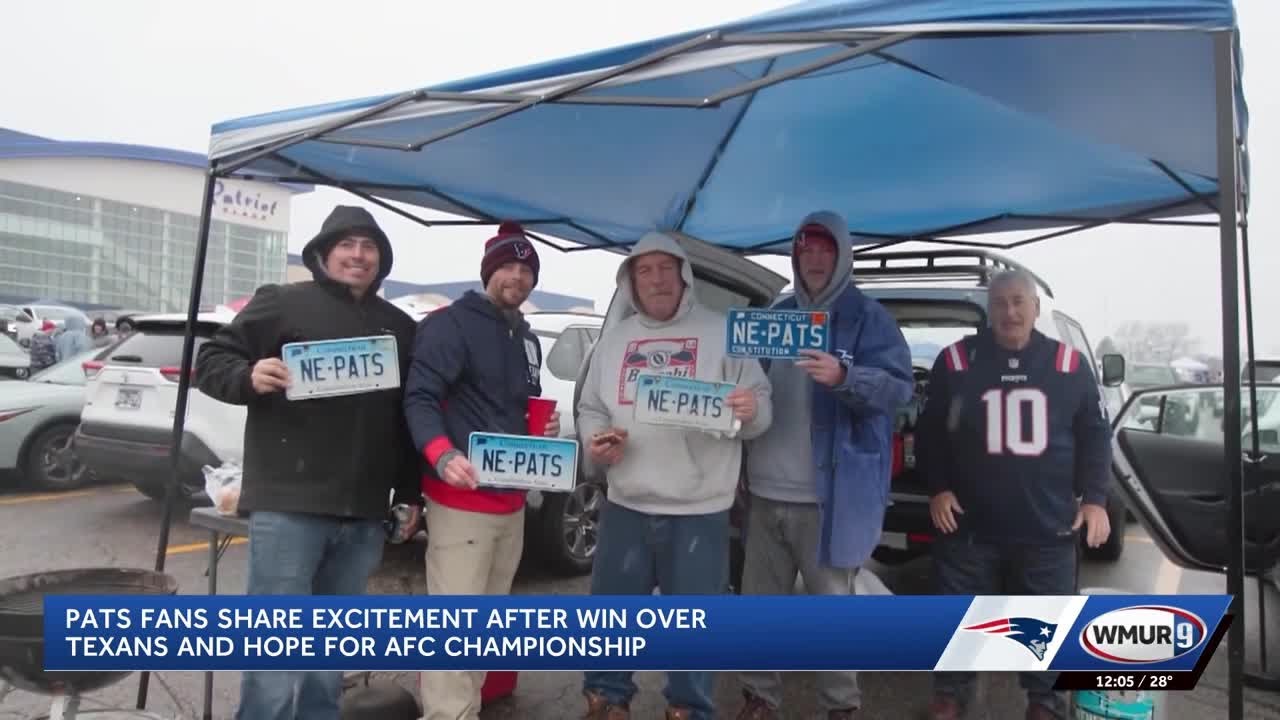 Patriots fans pumped ahead of AFC Championship game