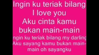 Adinda Band   Bukan main main    lyric video