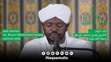 آيات الزمر | خشوع والتدبر من حلقات رياض الوحي للشيخ نورين محمد صديق | Sh. Nourin Mohammed Seddig