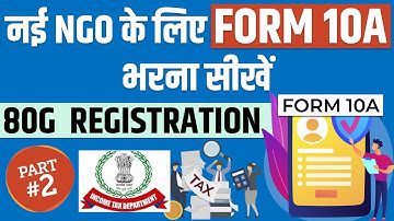 How to file Form 10A for 80G Registration for New NGO I Provisional Registration I StartRoot FinTech