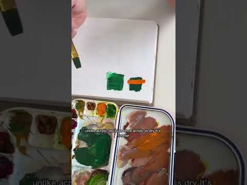 Gouache can be