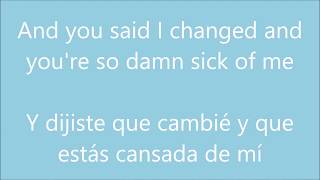 MGK - Let you go (lyrics letra inglés español castellano)