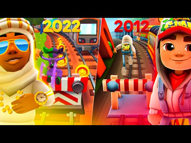 É inscrivel a primeira versão do Subway Surfers 1.0.1 de 2012