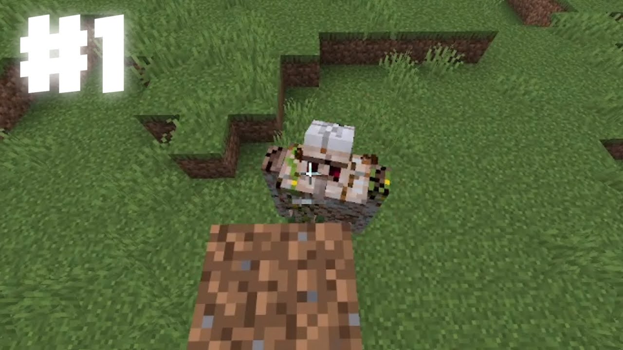 #1 수동 철 공장 [마인크래프트]