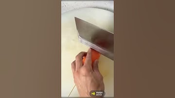 cut carrot to be a net #Shorts