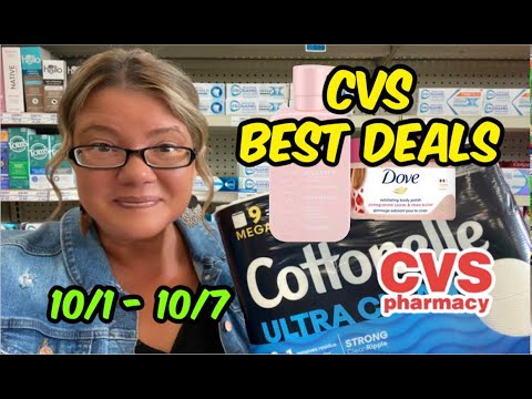 CVS BEST DEALS (10/1 – 10/7) | Cottonelle, Pampers, Dove & More!