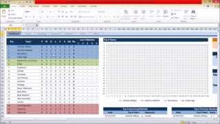 Spanish Liga BBVA Fixtures and Scoresheet for Excel screenshot 5