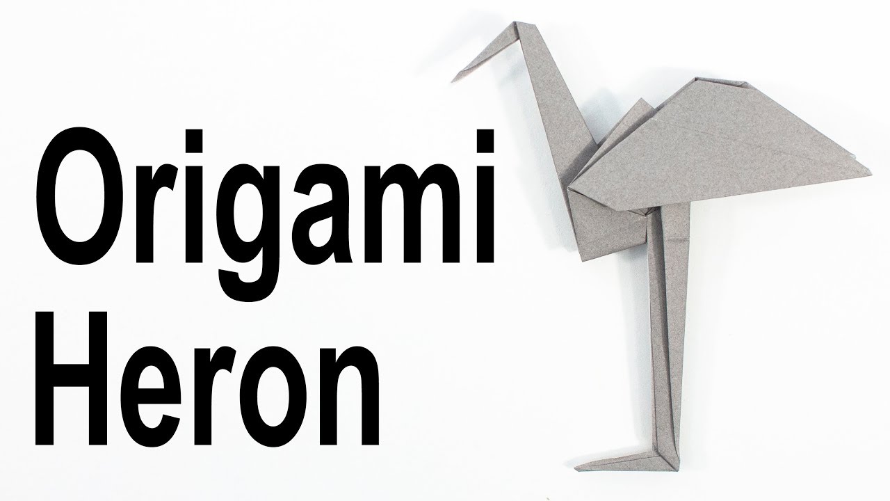 Origami Heron Tutorial