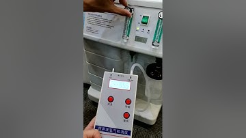 Oxygen purity testing by oxygen analyzer（Our Longfei Brand Oxygen Concentrator)
