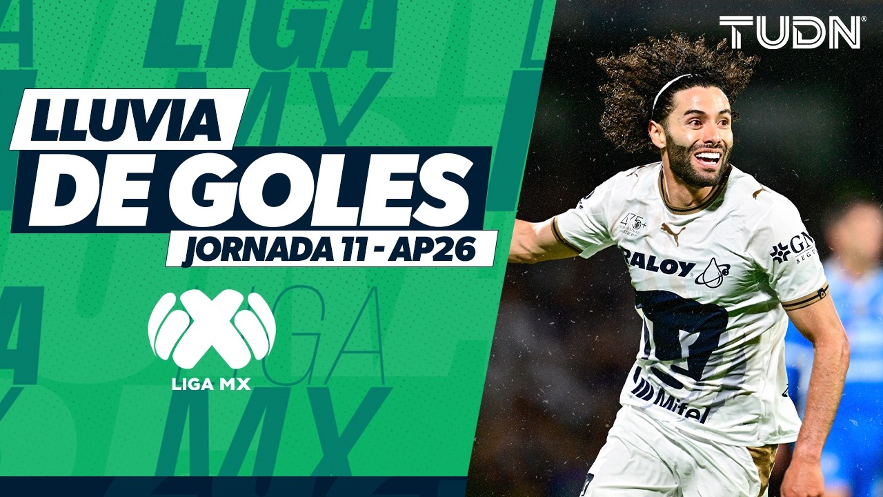 ¡LLUVIA DE GOLES! 🔥 Todos los goles de la Jornada 11 de Liga MX | TUDN
