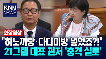 더불어민주당 서영교 "히노끼탕·다다미방 넣었죠?!" 21그램 대표 관저 