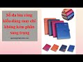 Sổ da Paldo | Mẫu sổ da bìa còng kiểu dáng may chỉ sang trọng được khách...