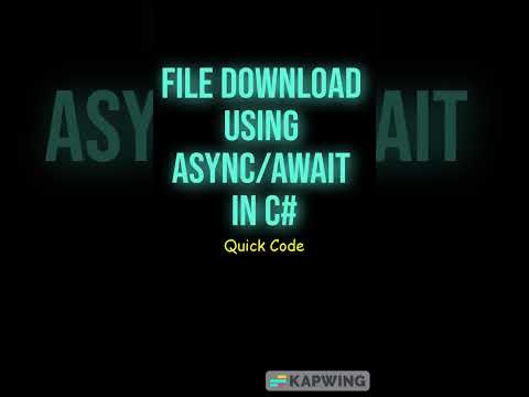 Download huge file in C# | #shorts #csharp #tipsandtricks