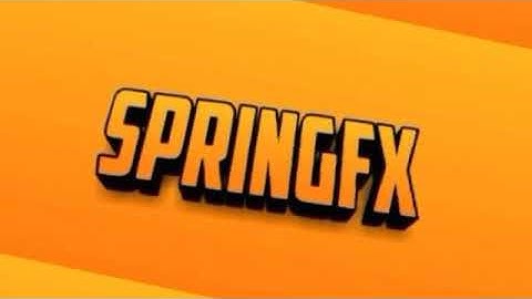 Intro|Spring FX made by me made on AE