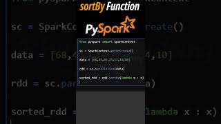PySpark sortBy Function for Beginners (Easy Example) #pyspark #bigdata #apachespark