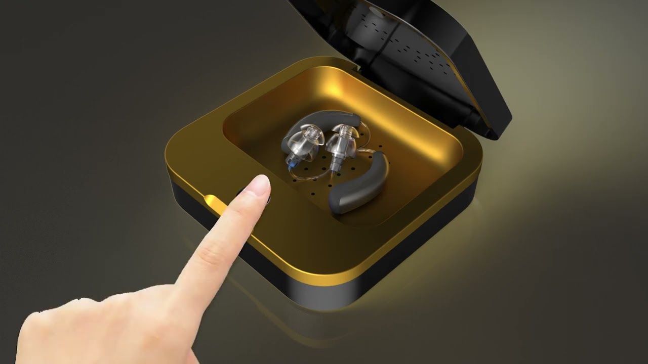 dry-care uv – Black Edition – Elektroniczny osuszacz do aparatów słuchowych