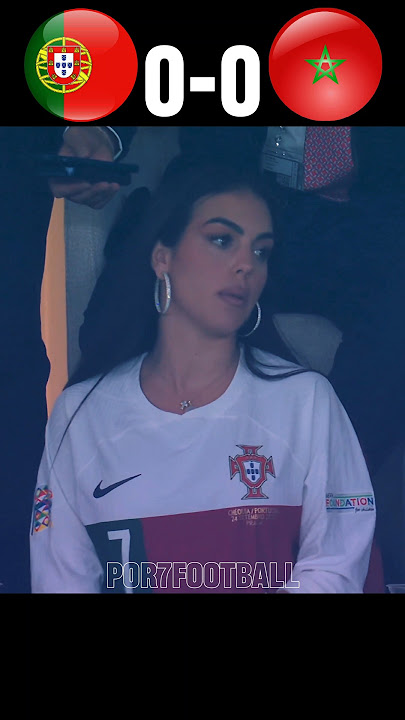 Portugal VS Morocco Quarter Final 2021 World Cup Ronaldo Cry Sad #portugal #morocco #football